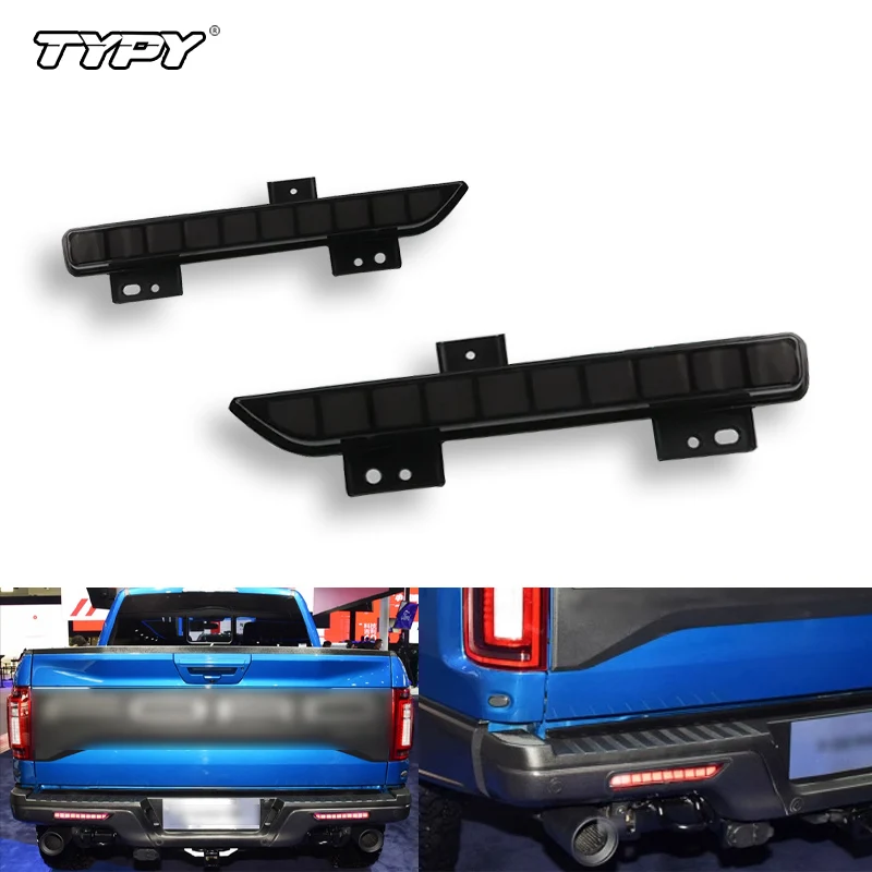 

Car LED Rear Bumper Reflector light fog Brake turn Signal lamp For Ford Raptor SVT F150 2016 2017 2018 2019 2020 2021 2022 2023