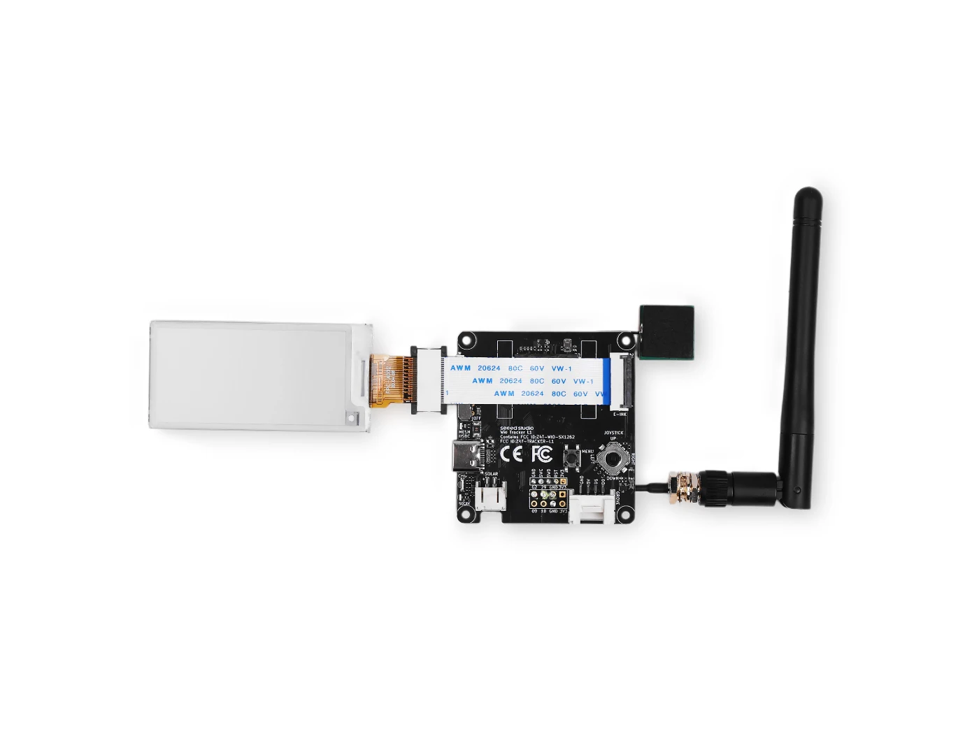 Zestaw do rozbudowy węzła LoRa Meshtastic Wio SX1262 868MHz 915MHz nRF52840 L76K GPS Grove z wyświetlaczem E Ink, niskoenergetyczny 862–930MHz — zdjęcie produktu 2