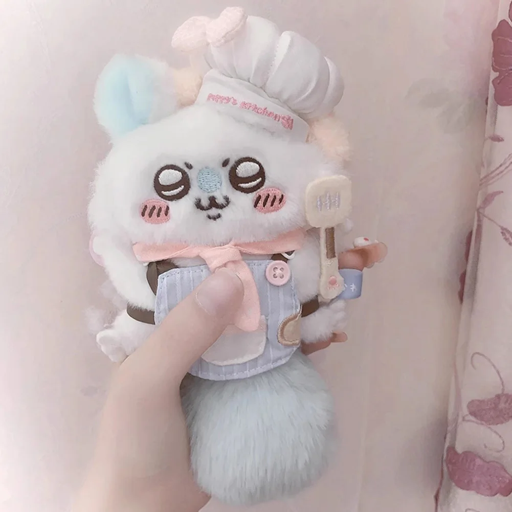 For Labubu Cute Kpop Idol Plush Stray Flying Mouse Puppy Kitchen 10cm Baby Clothes Doll Pendant Toys Gifts