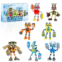 7-in-1 Monster Building Blocks Set | 639 PCS Music Game Action Figures | Buildable Toys for Boys, Girls, Ideal Gifts of kids