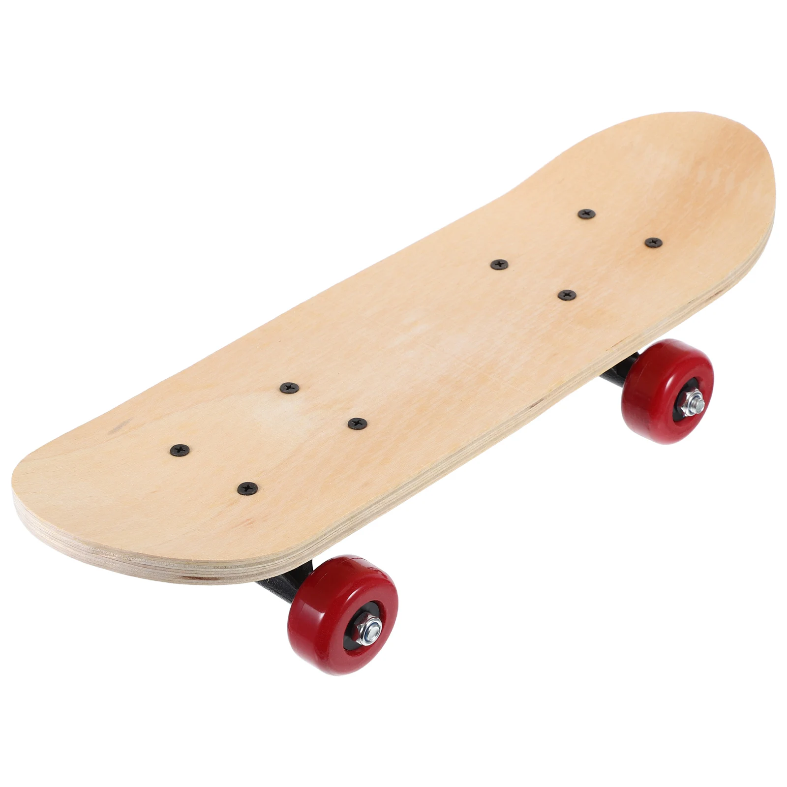 

Blank Hand Drawn Skateboard for Kids Mini Bamboo Deck Plain Painting Toy DIY Skates Gift Eco Friendly Varnished Surface