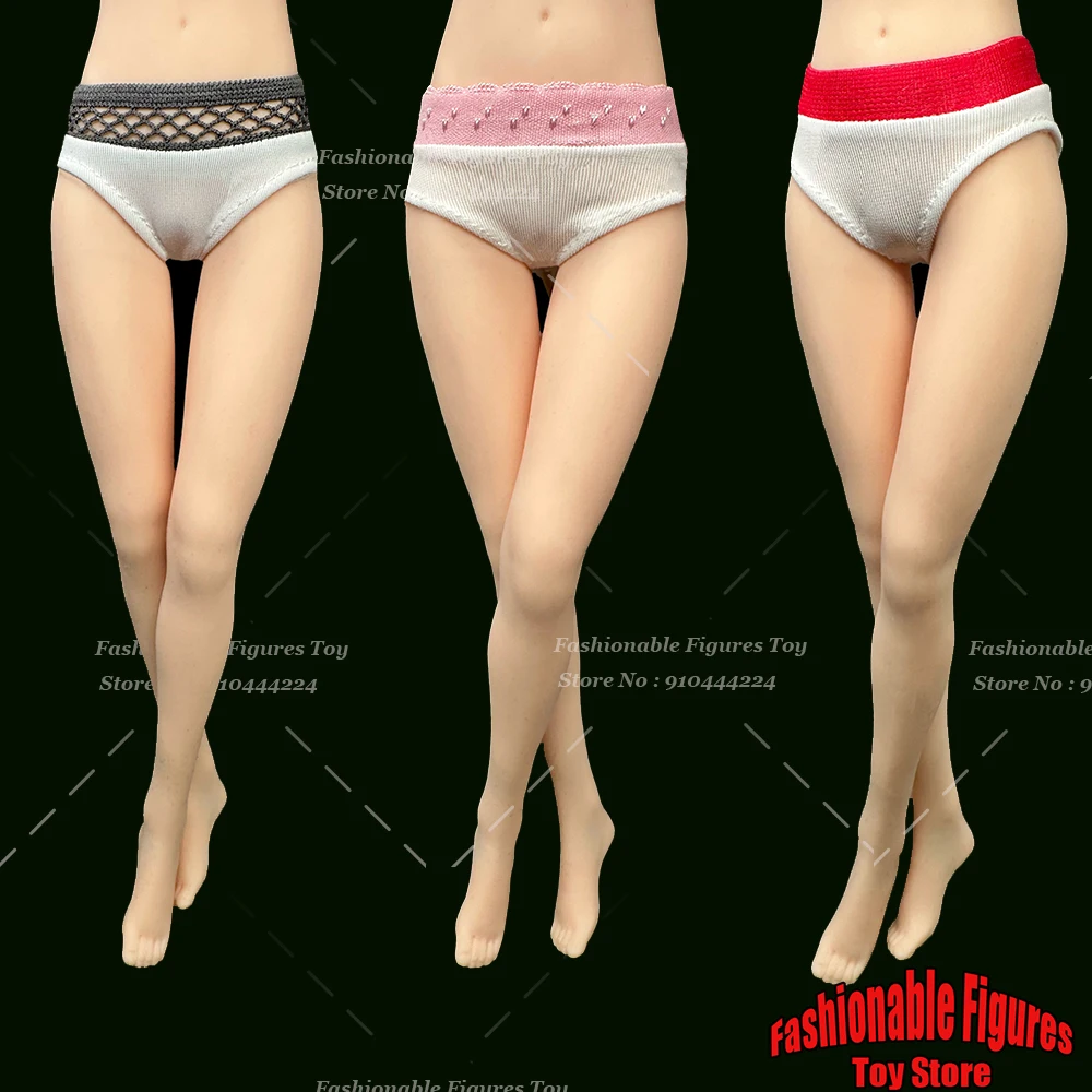 

1/6 Women Soldier Briefs Soft Underwear Mini Mid-Rise Sport Elastic Lingerie accessory For 12inch Action Figure Body Model