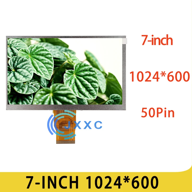 Suitable for 7 inch TTL 50Pin HD 1024*600 IPS full viewing angle LCD TH070BH03-08E SH070JGI60 FlexEM fe6070w LCD touch screen