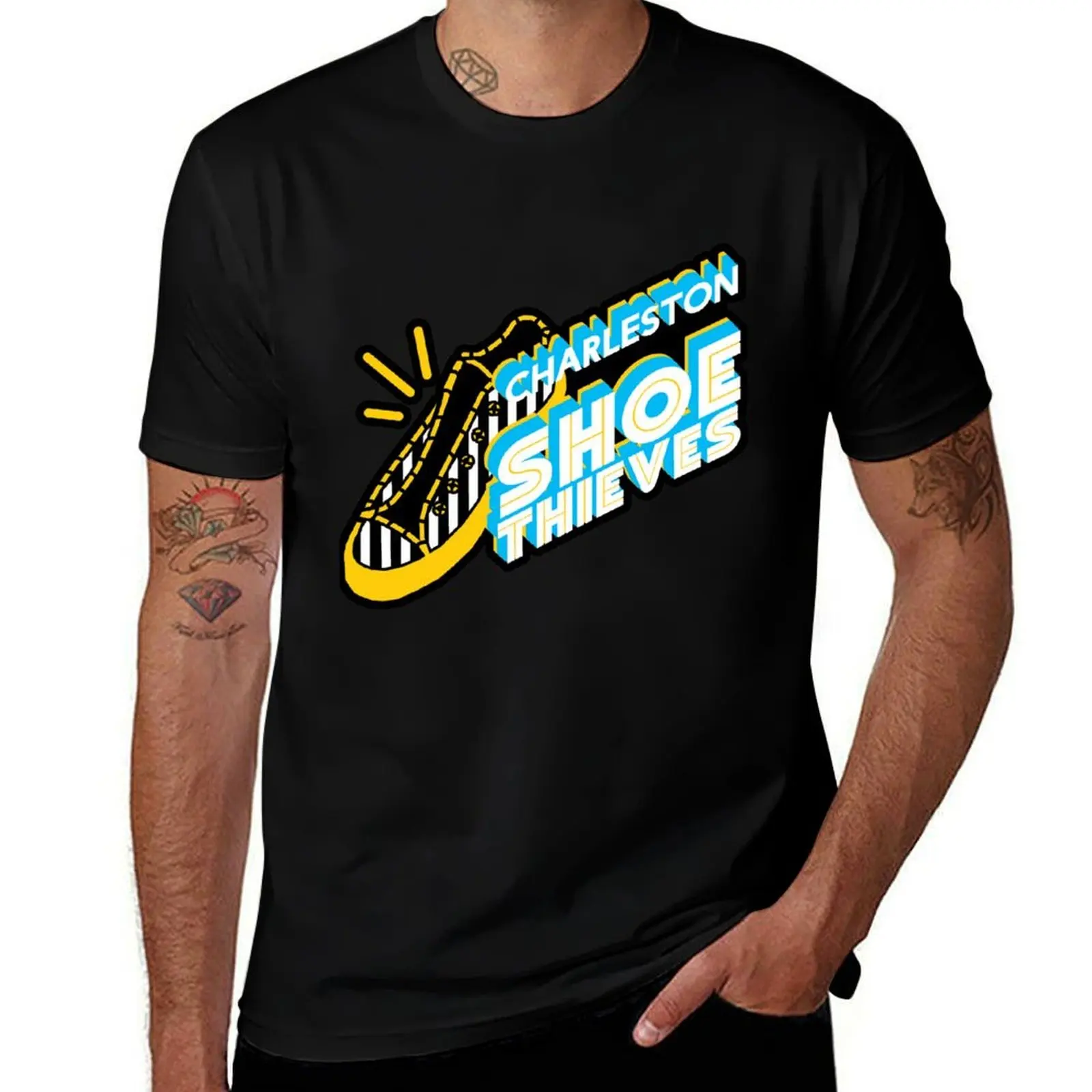 Charleston Shoe Thieves Logo - Blaseball T-Shirt Stain Resistant Casual Tee