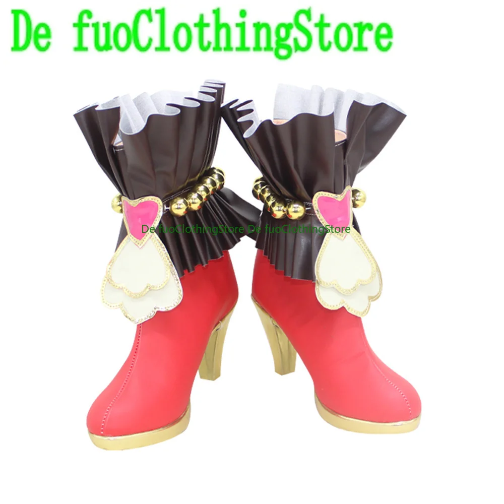 Umamusume جميلة ديربي ميهونو بوربون تأثيري أحذية الأحذية لعبة أنيمي كرنفال حفلة الهالوين عيد الميلاد Defu الملابس متجر الأحذية #4