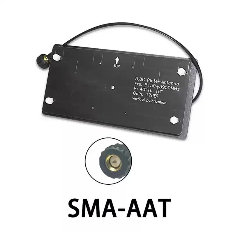 【Shop Now】5.8G 17Dbi 5150-5950Mhz SMA Directional Panel FPV Antenna