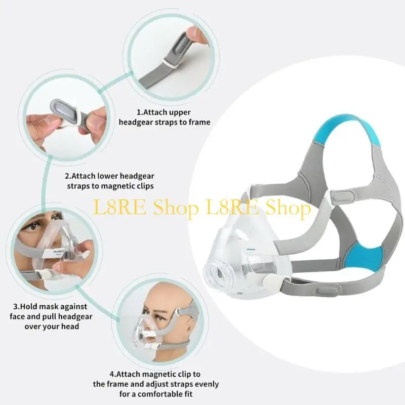 L8RE Multifunctional Breathing Machine Head Support Ventilated Sleep Aid Strap