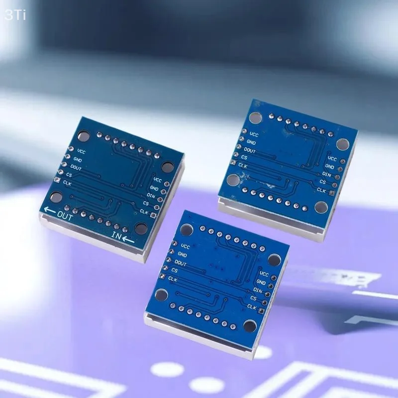 1 قطعة وحدة LED MAX7219، تدعم برنامج تشغيل MCU والتحكم المتتالي