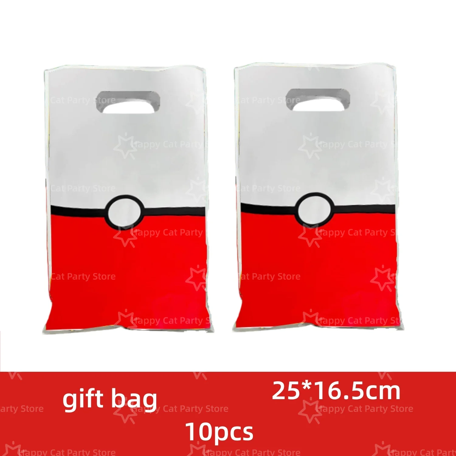Pokeball Geburtstagsparty Dekoration Tischgeschirr Teller Becher Tischdecke Geschenktüte Ballons Baby Shower Pokeball Partyzubehör – Detail 8