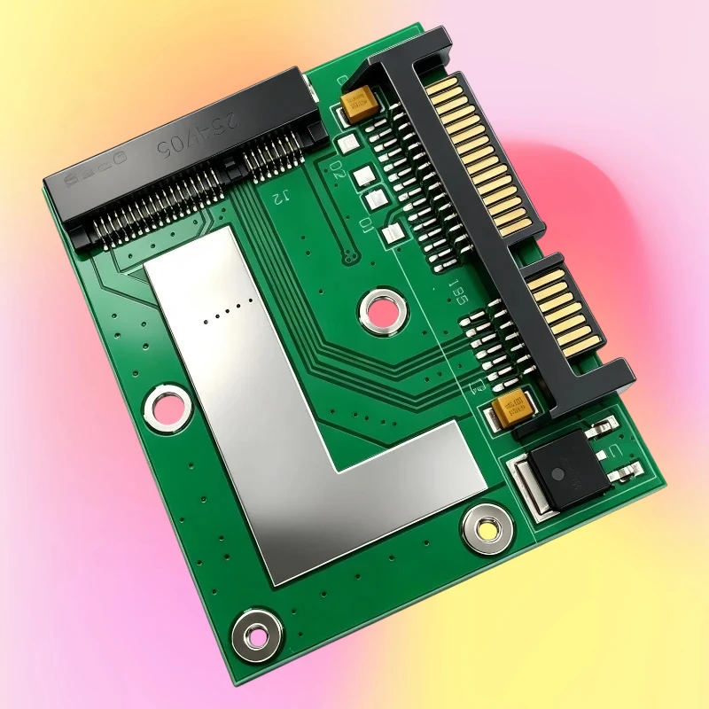 mSATA to SATA 3.0 6Gbps Adapter Converter Riser Board mSATA SSD to SATA3 Expansion Card For Old Laptop Desktop Hard Disk Upgrade