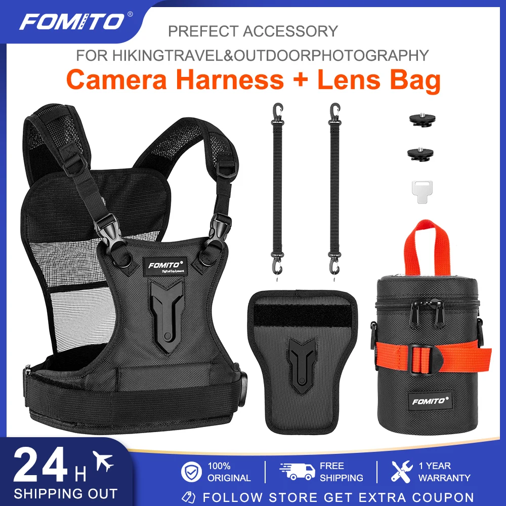 fomito-camera-double-shoulder-strap-chest-vest-system-with-lens-pouch-bag-professional-photography-accessories