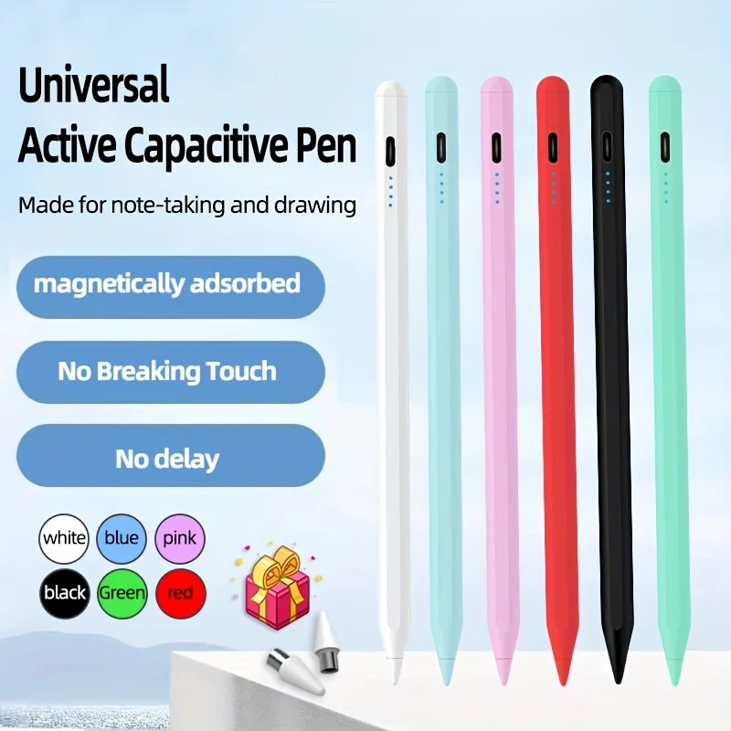 Stylus Pen for Android Tablet Rechargeable Active Stylus Pen for iPhone Lenovo Samsung XiaoMi Huawei Vivo Android Smartphones