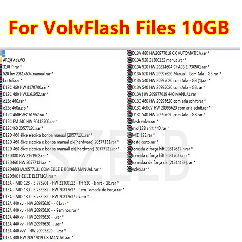 

VolvTrucks for Renault TRUCKS Newest Flash Files 10GB with Install Video Guide