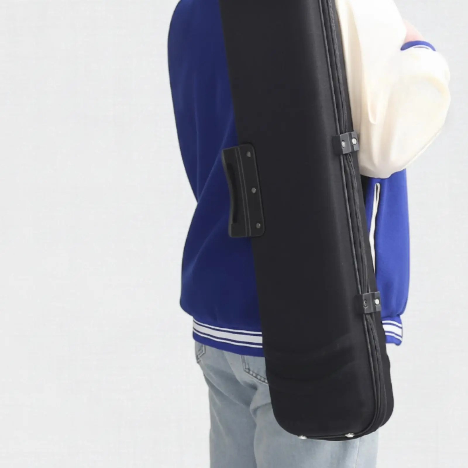 Lightweight Erhu Case Oxford Cloth Shockproof Design for Daily Use Black Interior Lining with Shoulder Strap for Commute
