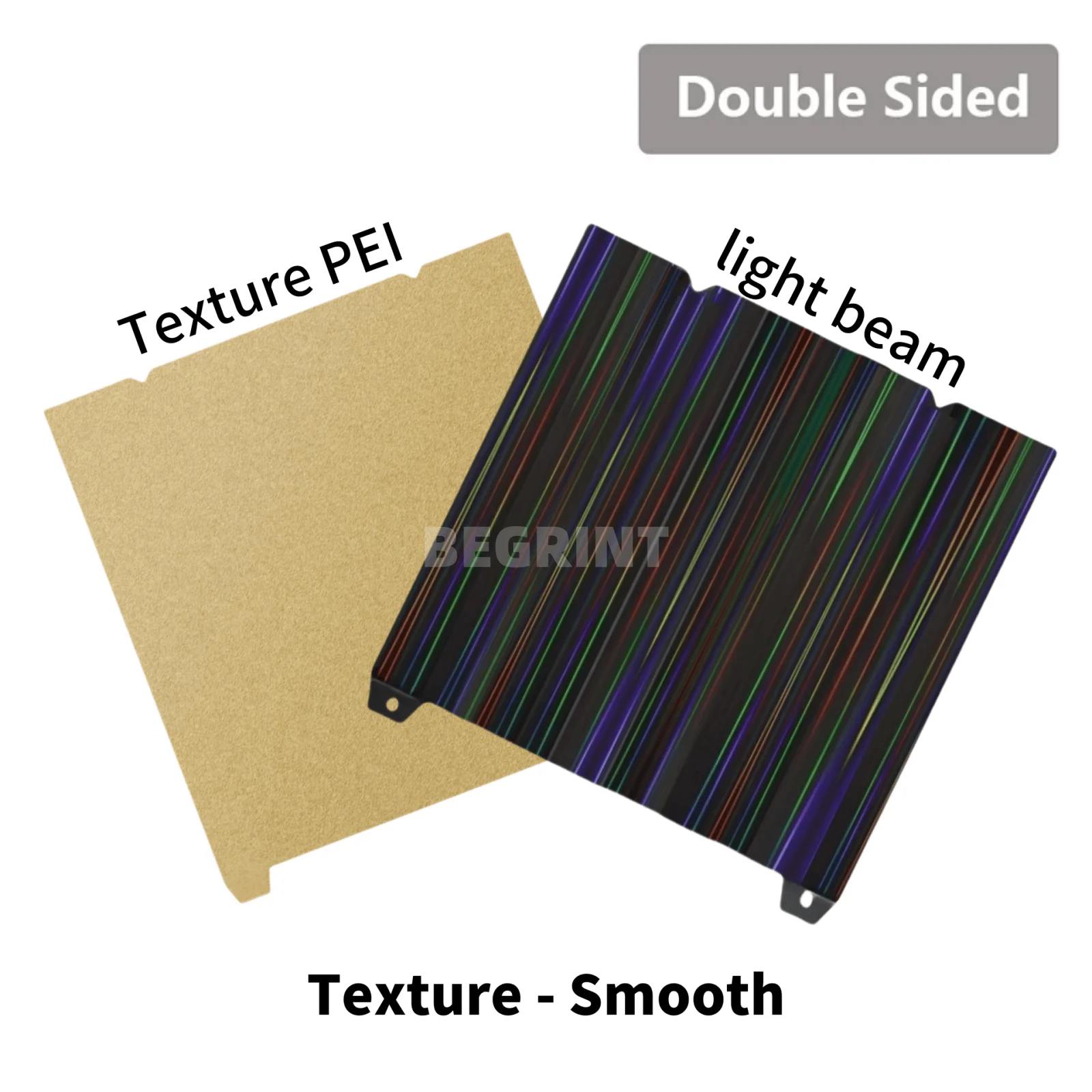 Für Creality K1 K1C Bauplatte, Creality K1 doppelseitige Bauplatte, PEO PEY PEI Folie 235x235mm, Ender 3 S1, Ender 3 V3 Se
