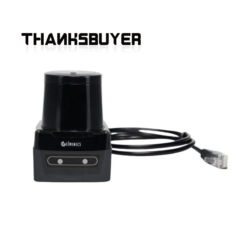 SIMINICS PAVO2E‑LS‑25H 25m POE 2D TOF LiDAR Sensor, Multi‑Touch Laser Radar for Large Screen Projection Interactive Wall Exhibit