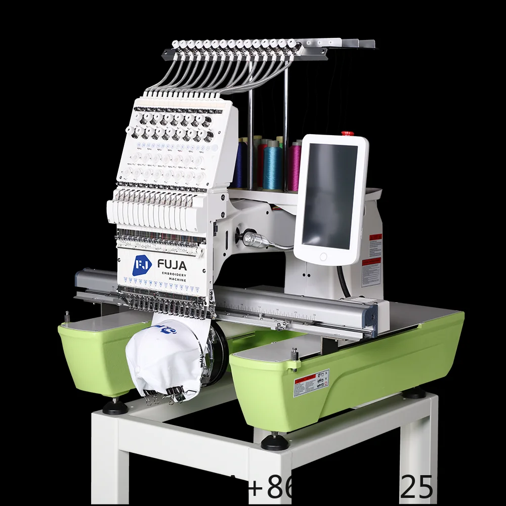 Best Single Head Embroidery Machine 15 20 Needles One Head Computer Flat Caps Long Dress Embroidery Machine