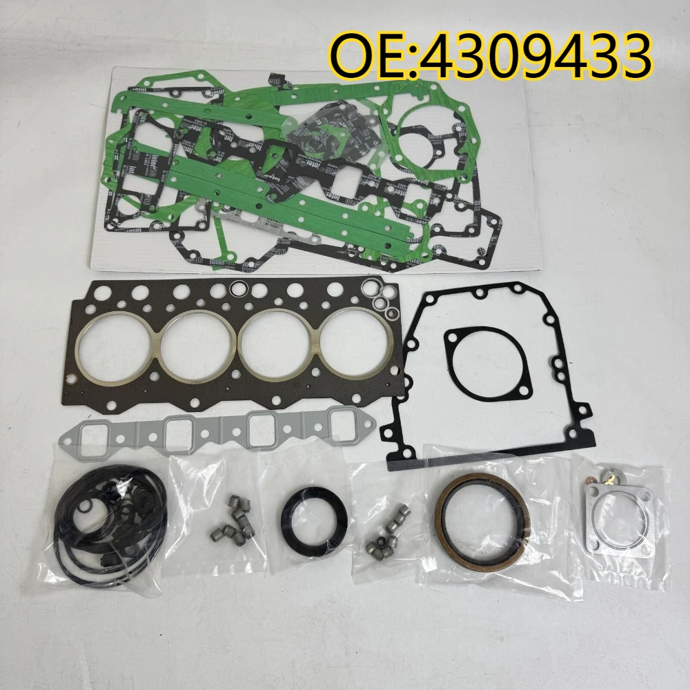 

High quality New For 4309433 Engine Complete Overhaul Gasket Set for Cummins B3.3 QSB3.3 4B3.3