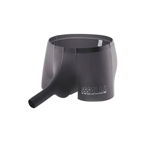 Sexiga Herrunderkläder Elefantnäsa Trunk Briefs Shorts Trosor Herr Bred Midja Andningsbara U-formade Stretchkalsonger 6 best sales Boxer STV - №5