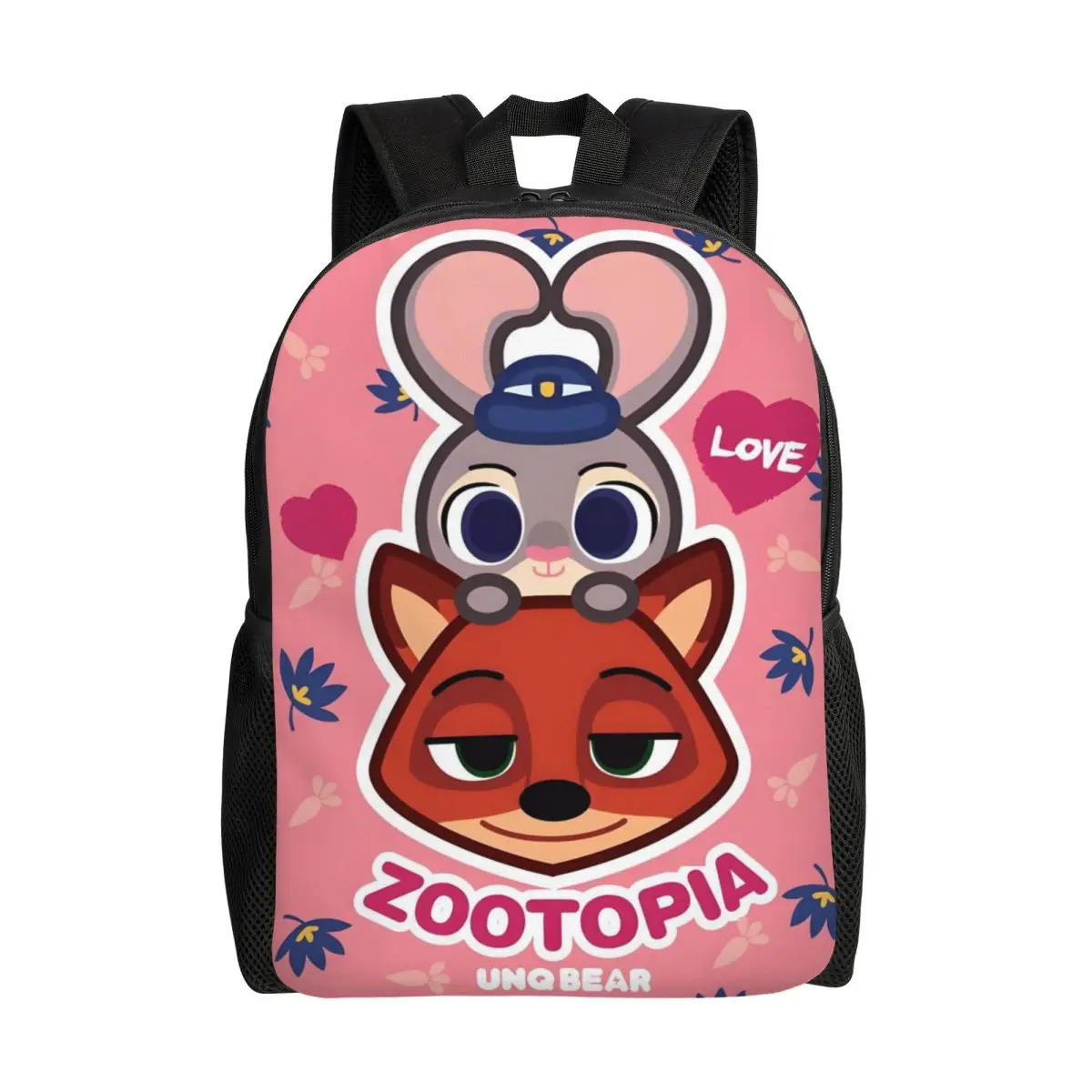

Custom 3D Print Zootopia Nick Fox Backpack Girls Cute Cartoon School College Travel Bags Women Men Bookbag Fits 15 Inch Laptop