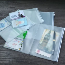 Moterm PVC bolso de La Cremallera Para El Viajero Portátiles Accesorios titular de la tarjeta bolsa de almacenamiento Estándar/Bolsillo/Pasaporte para diario zurriago