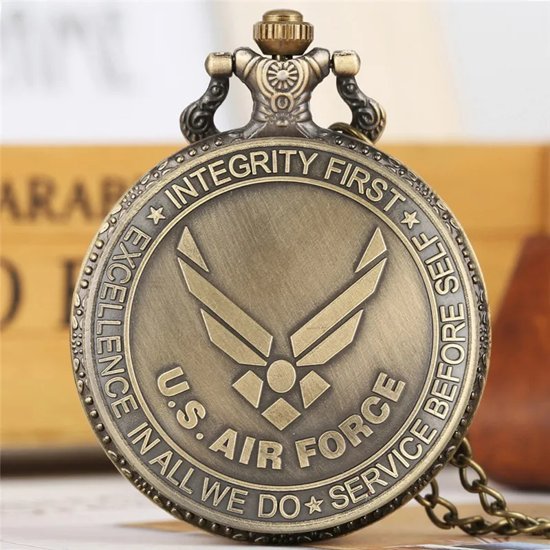 Retro B-29 American Air Power Airplane Men Women Quartz Pocket Watch Retro Army Military Clock Necklace Chain Souvenir Gifts