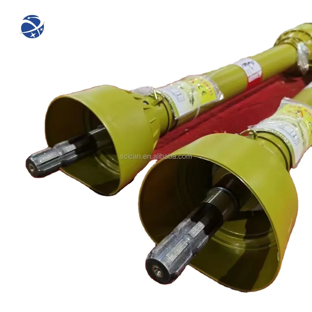 Rotary tiller pto drive shaft for mechanical comporents and tractor parts