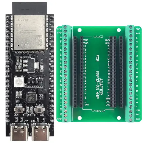ESP32-S3 Development Board with Expansion Adapter 2.4G Wifi Module for Arduino 8MB PSRAM N16R8 CP2102 Type-C ESP32-S3-DevKitC-1