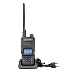 Walkie Talkie Ham Two-way Radio Stations 5W Walkie-talkies VHF UHF Dual Band Amateur Portable Radio HT For Hunting