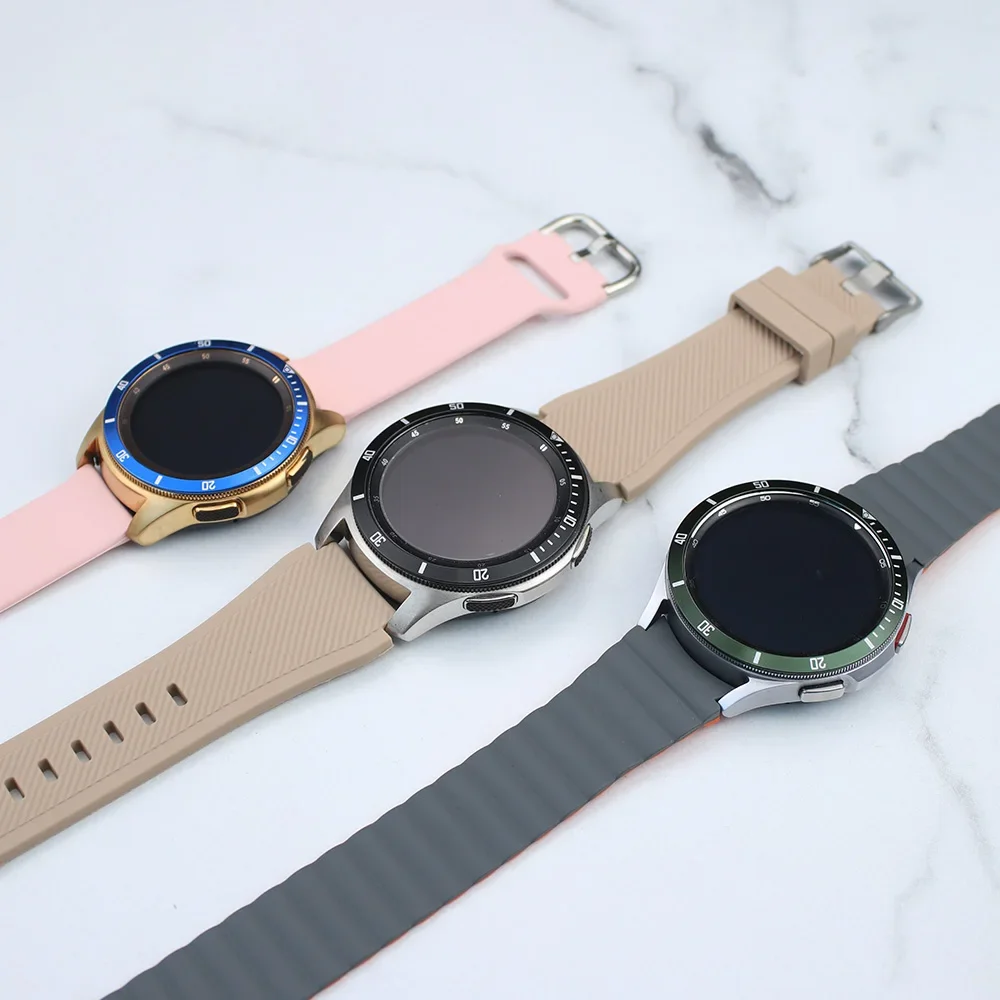 Stainless Steel Bezel for Samsung Watch 4 Classic 46mm Metal Rings for Samsung Galaxy Watch4 5 6 44mm Watch Accessories