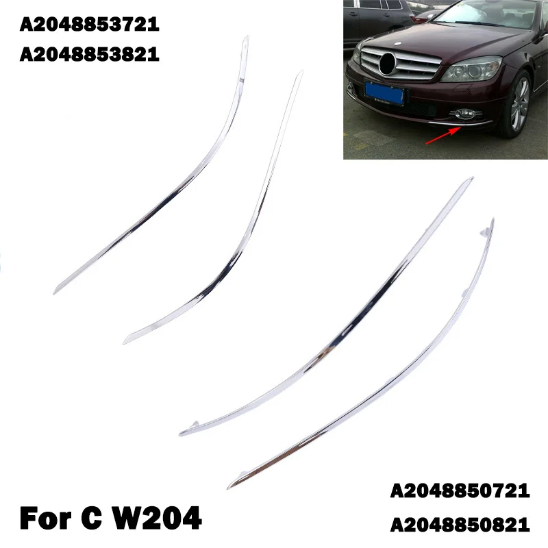 

A2048853721 a2048853821 a2048850721 A2048850821 For Mercedes Benz C Class W204 Front Trim Plating Chromium Chrome Bumper