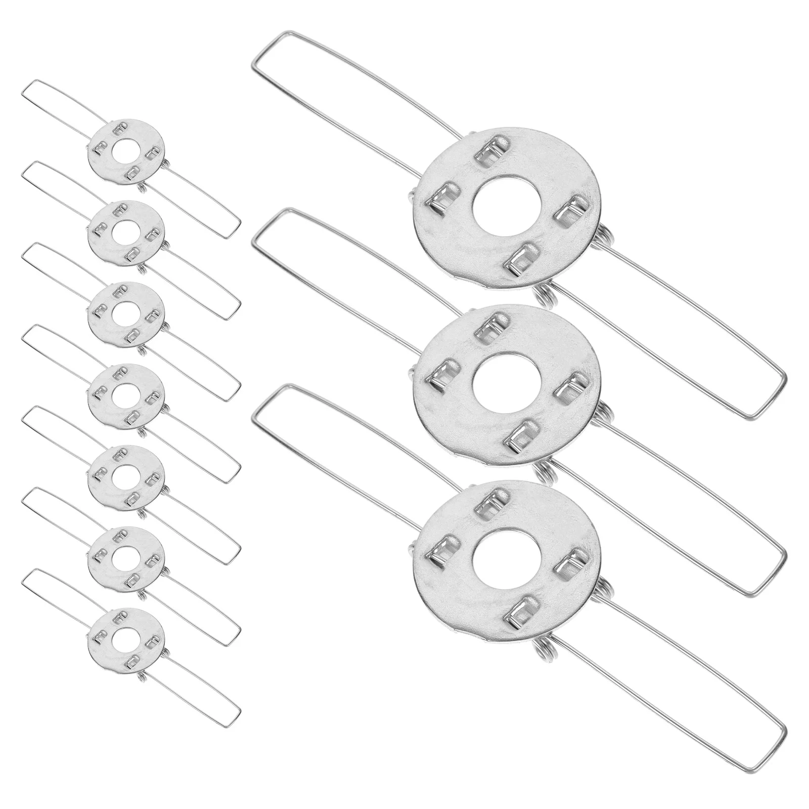 10 Pcs Lamp Holder Spring Clip Shape Buckles Shade Lampshade Fixators Clamps for Pendant Light Adapter Head DIY