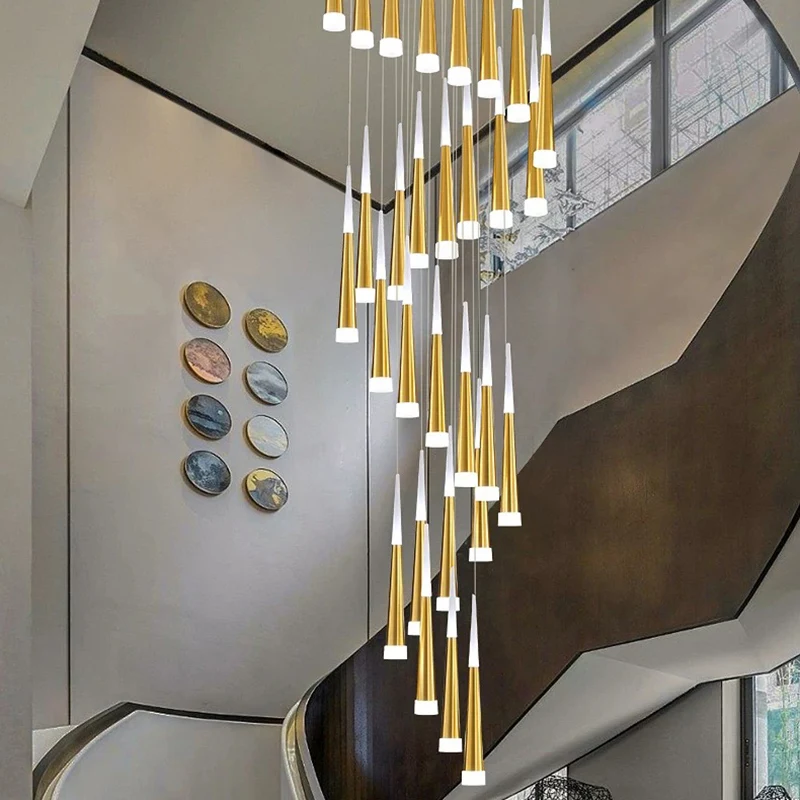 

Современный домашний декор, светодиодные светильники, подвесные светильники, лампы для лестницы, люстры для гостиной, подвесной светильник, внутреннее освещение