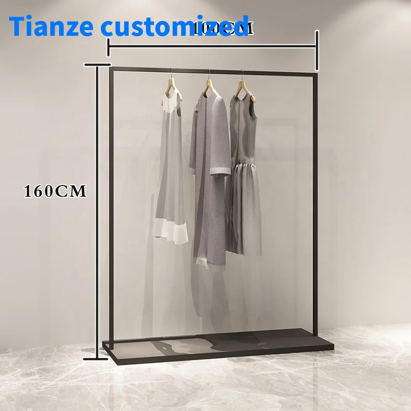 （customized）Best selling products customizable design clothes hanging stand rack