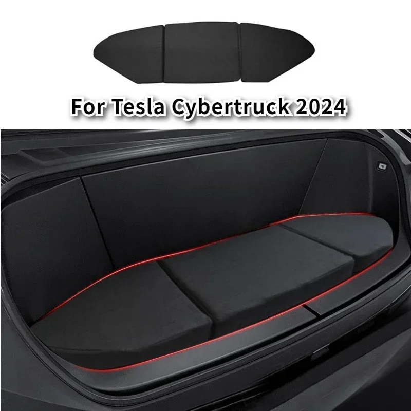 Front Cabin Folding Pad for Cyber Pickup Car Front Trunk Soft Sponge Cushion Car Interior Accessories for Tesla Cybertruck 2024