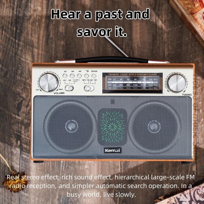 مكبرات صوت بلوتوث ستيريو لاسلكية ، 1720BT ، FM ، AM ، SW وظيفة الراديو ، صوت هاي فاي ، جودة ، محمول ، قرص U ، بطاقة TF ، مشغل موسيقى