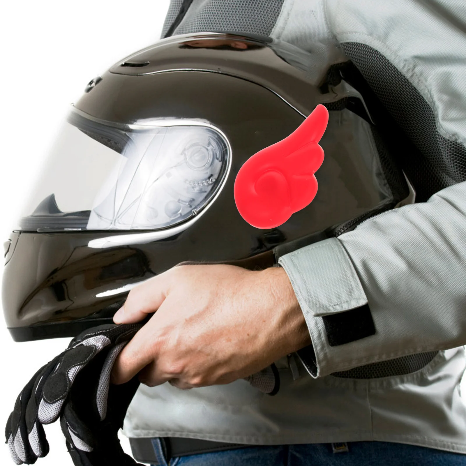 

1Pair Wing Decoration for Solid Build Motorcycle Cycling Accessories Fashionable Impact Resistant Ride Essential Gear