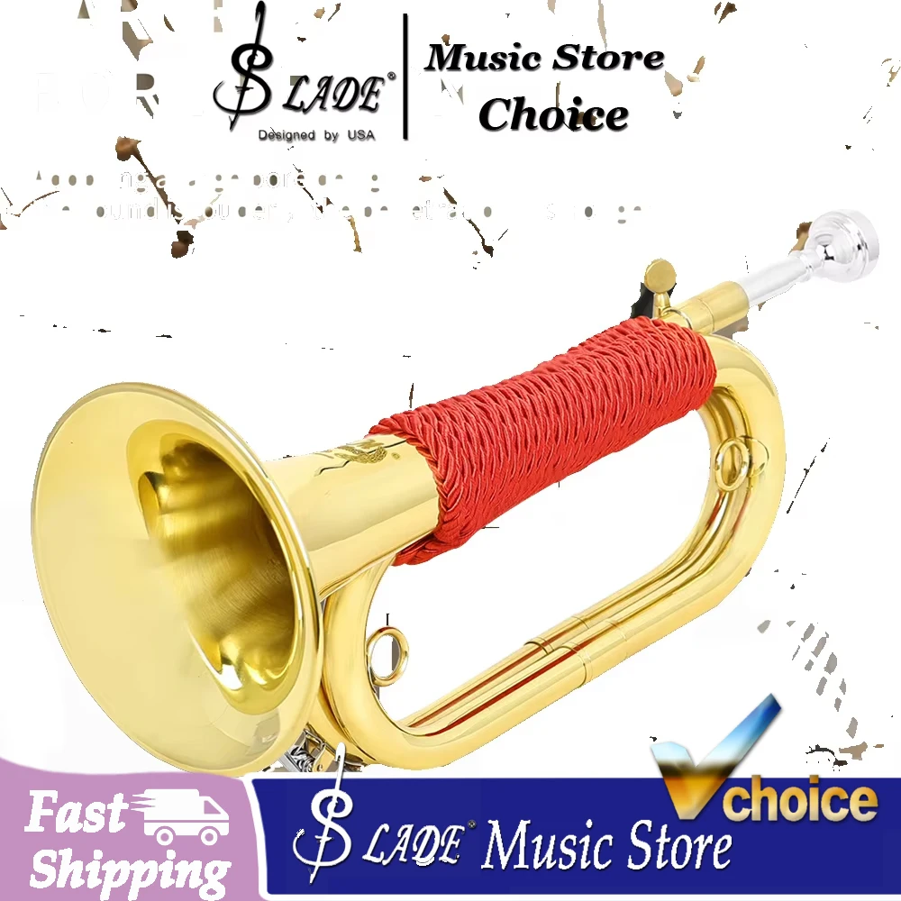 NO.1 Step Number Brass Extra Large Spanish Army Number Red Organization Handle Performance Special Professional Brass Instrument