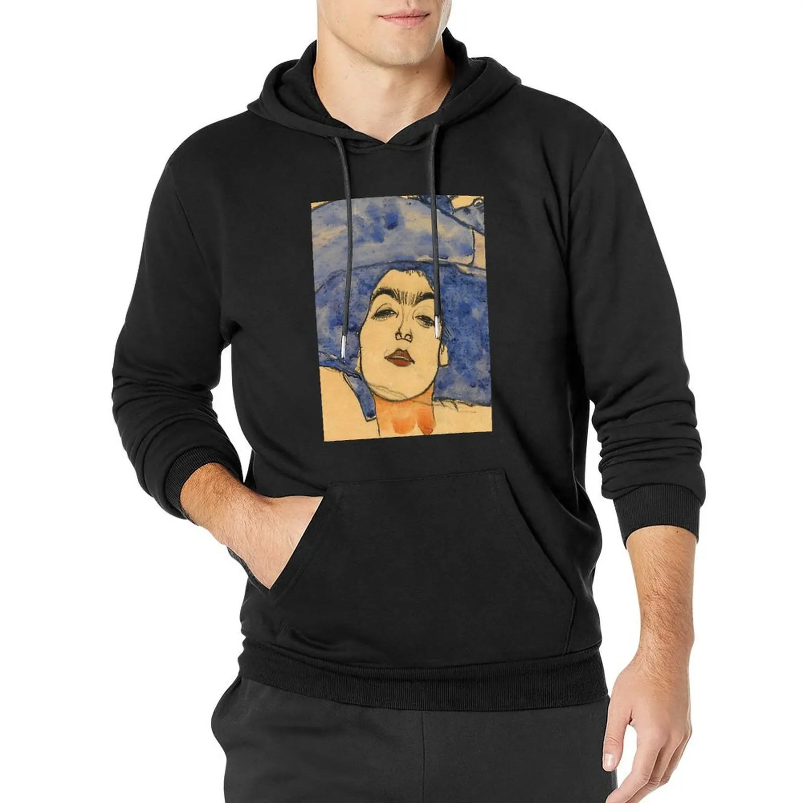 

Egon Schiele Portrait of Eva Freund, 1910 Pullover Hoodie autumn jacket men men hoodie