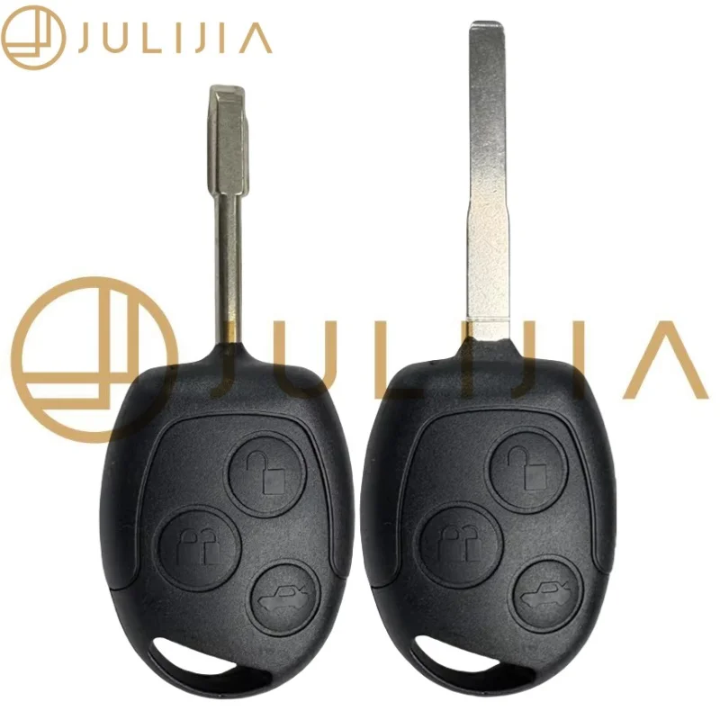 JULIJIA For Ford Focus Mondeo Transit Connect Courier Fiesta C-Max S-Max Fusion Galaxy Mondeo Remote Car Key 4D63 4D60 433Mhz