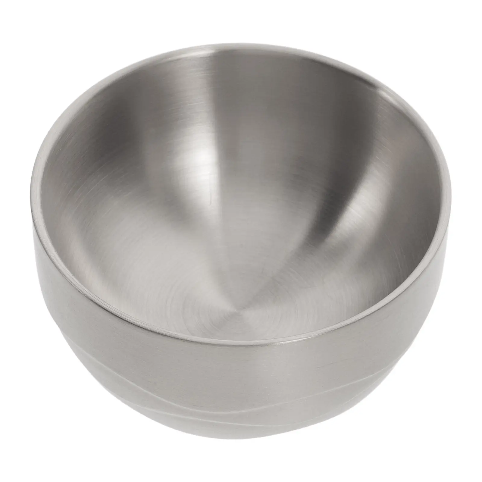 Stainless Steel Rice Bowl 4 Inch Double Wall Heat Resistant Stackable Soup Noodle Porridge Dinnerware