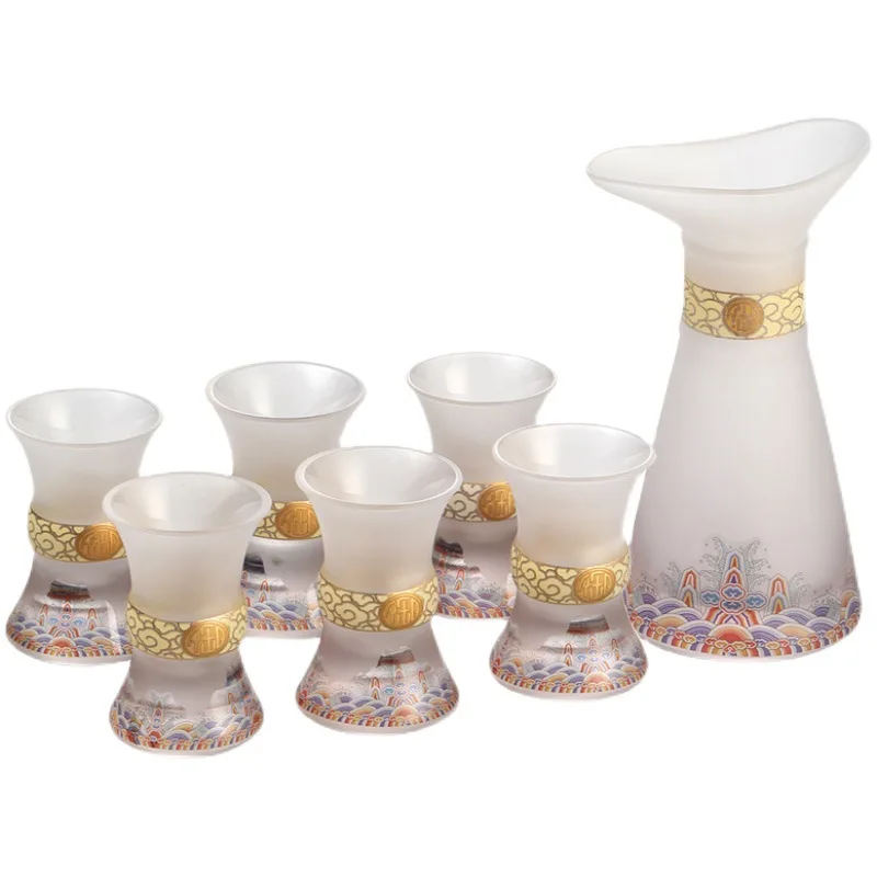 

Baijiu set style household wine set Chinese light luxury exquisite