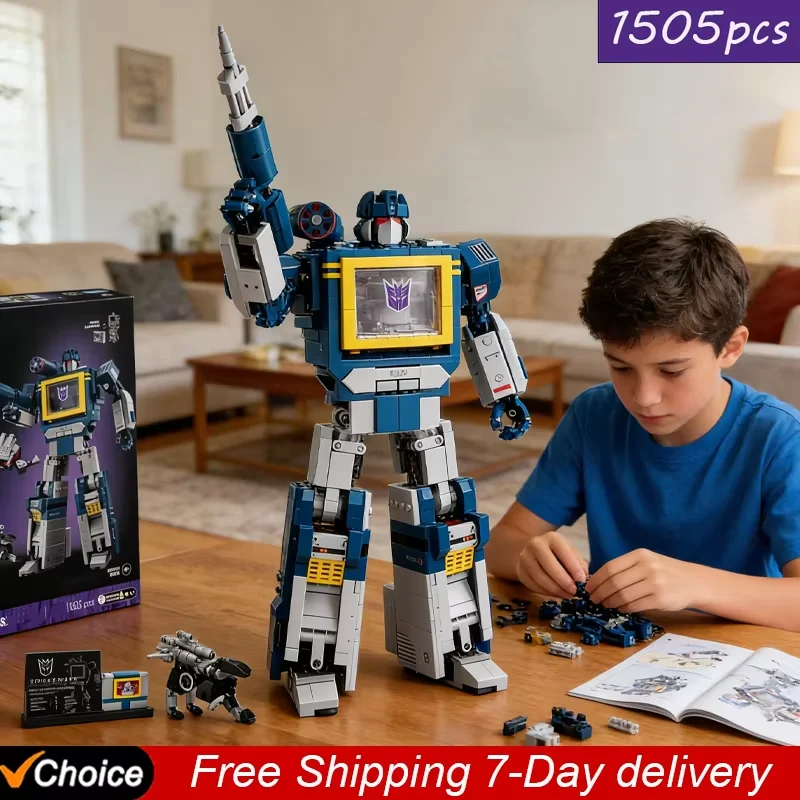 2026年新発売-テクニカルブルーロボットモデル-組み立てブロック-クリエイティブトラックカー-メカブリック-組み立ておもちゃ-男の子向けギフト-コレクターズエディション