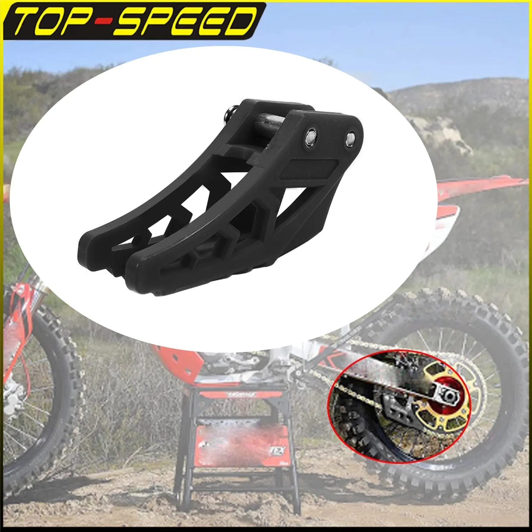 428 Motorcycle Chain Guide Guard Sprocket Guard for CRF YZF KXF RMZ KLX DR CRF 250 ZBSE Bosuer Dirt Bike