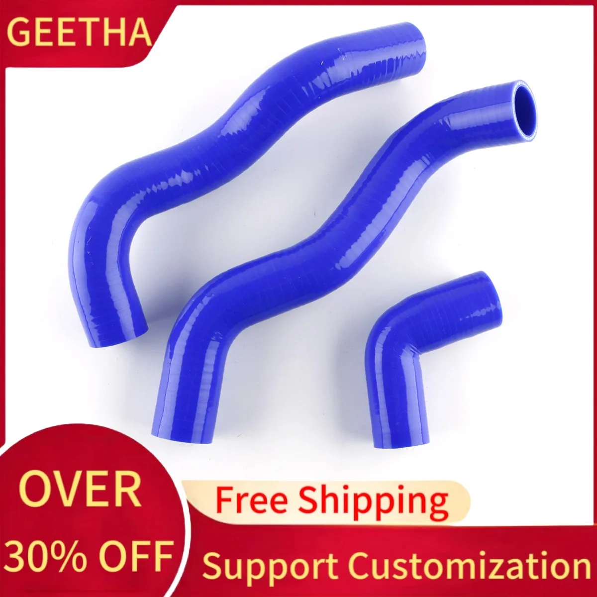 Silicone Radiator hose Pipe Kit For FIAT UNO 1.3 IE TURBO MK1 85-91