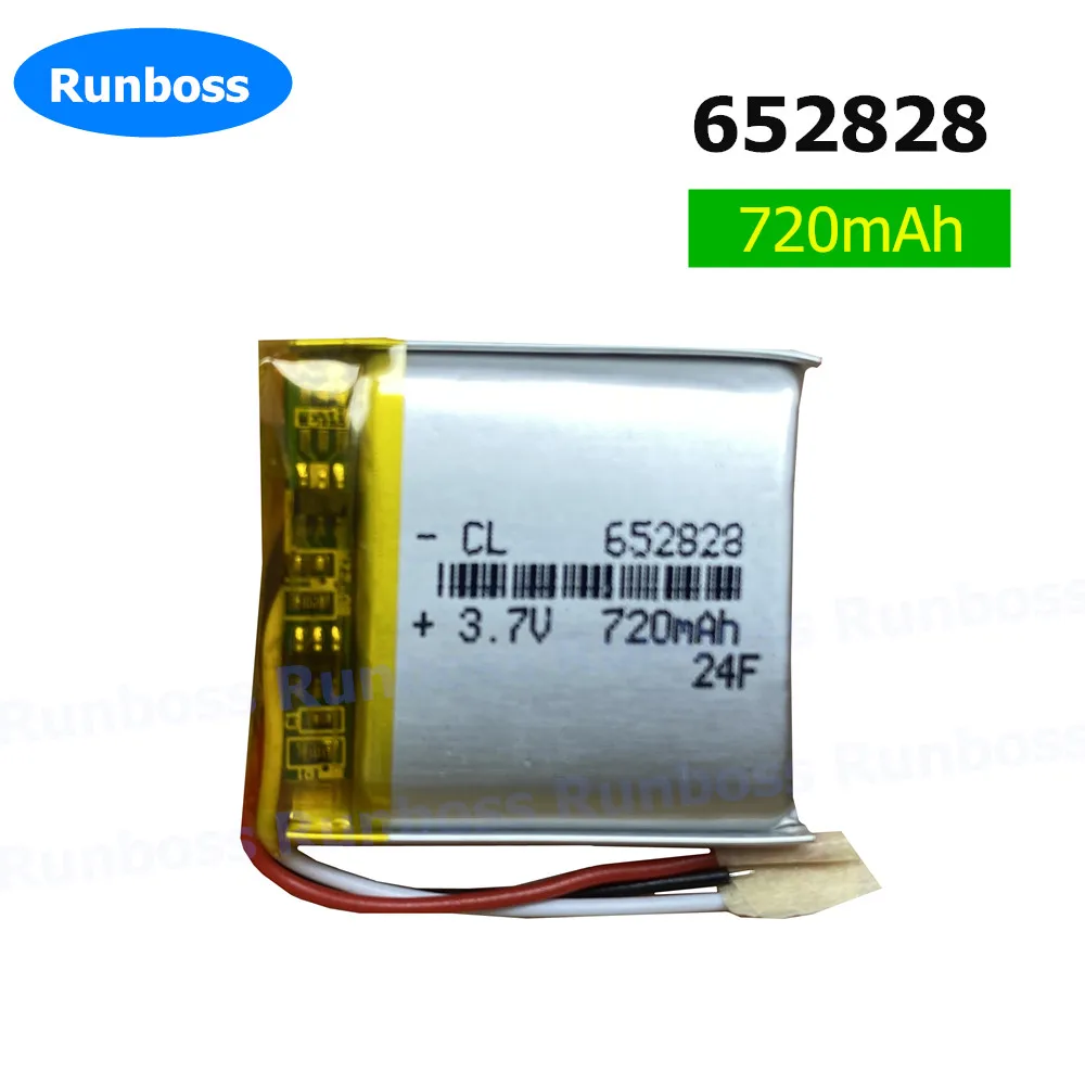 

1-10pcs 3.7V 720mAh 652828 632933 663030 673030 Li-polymer Rechargeable Battery For Mitu Children's Smart Watch Reading Pen Toys