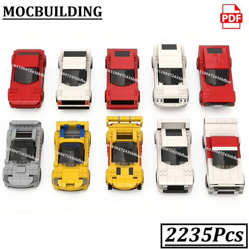 Technology City Racing Cars Sets Bricks MOCBUILDING Speed Car Sports Cars Vehicle Celicaed Construction Toys Gifts Presents