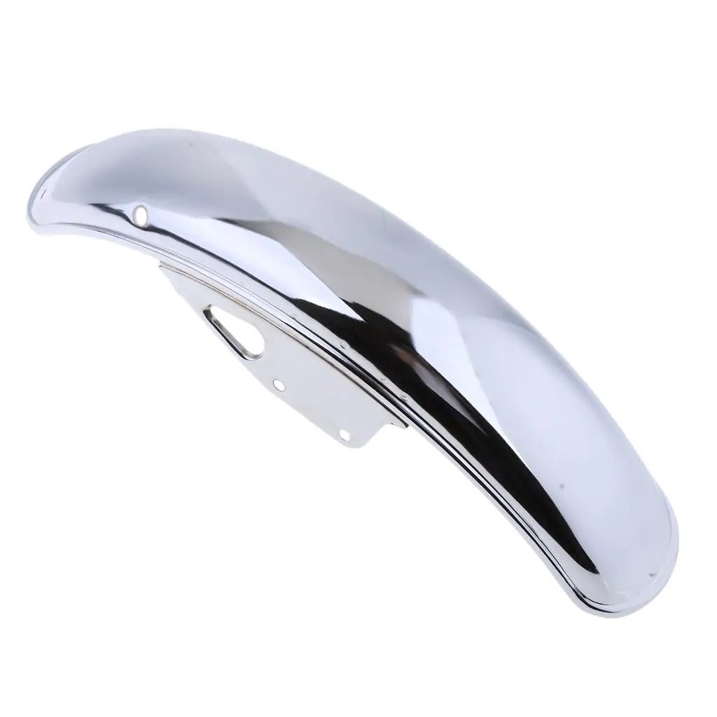 

Переднее крыло, брызговик, хромированный железный брызговик для мотоцикла, универсальный передний брызговик для Suzuki GN125