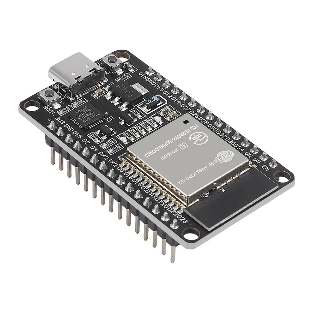 5PCS Development Board Type C 30pins ESP--32 ESP-32S CP2102 2.4GHz Dual-Mode WiFi + Bluetooth with AP STA