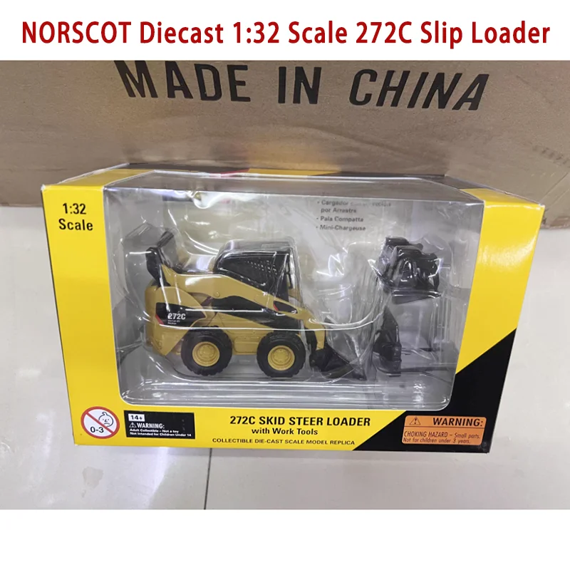 

NORSCOT Diecast 1:32 Scale 272C Slip Loader Alloy Engineering Car Model 55167 Collection Souvenir Gift Display Decoration